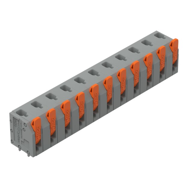 Wago 2601-3311 Leiterplattenklemme Grau