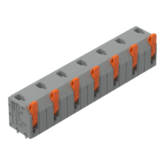 Wago 2601-3507 Leiterplattenklemme Grau
