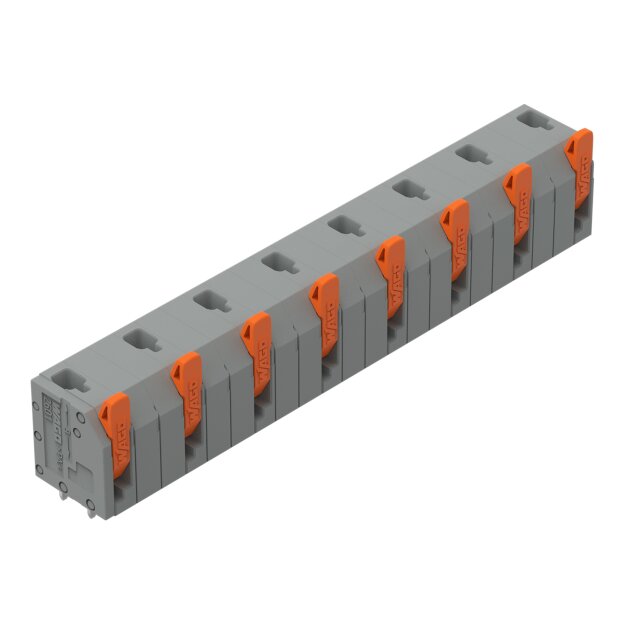 Wago 2601-3508 Leiterplattenklemme Grau