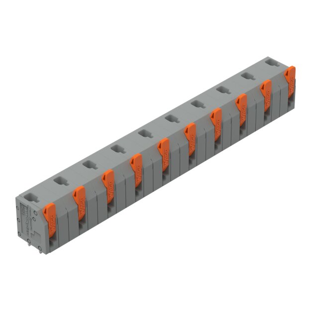 Wago 2601-3510 Leiterplattenklemme Grau