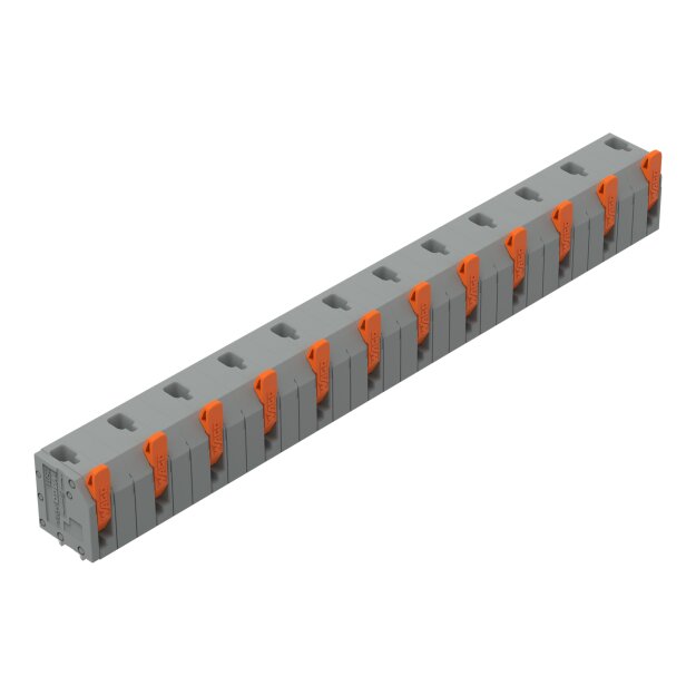 Wago 2601-3512 Leiterplattenklemme Grau