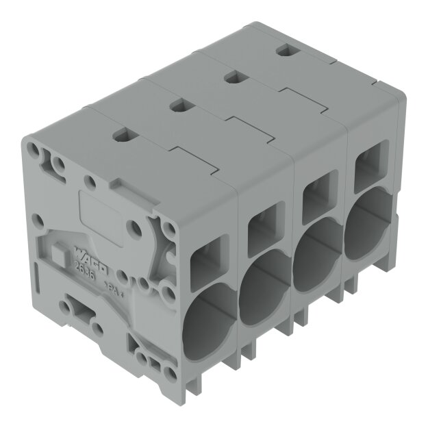 Wago 2636-1104/020-004 Leiterplattenklemme,16 mm² Schwarz
