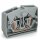 Wago 264-325 2-Leiter-Mittelklemme Grau