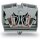 Wago 264-345 4-Leiter-Klemme Grau