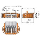 Wago 2734-1116/038-000 1-Leiter-Federleiste,Hebel