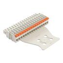 Wago 2734-1116/327-000/336-000 1-Leiter-Federleiste