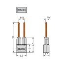 Wago 2734-402 Brücker für Leitereinführung...