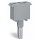 Wago 280-803/281-577 Bauelementestecker,2-polig Grau