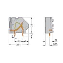 Wago 745-829 Anreihbare Leiterplattenklemme