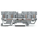 Wago 769-151/000-004 4-Pin-Basisklemme Grau