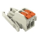 Wago 831-1102/037-000 1-Leiter-Federleiste Grau
