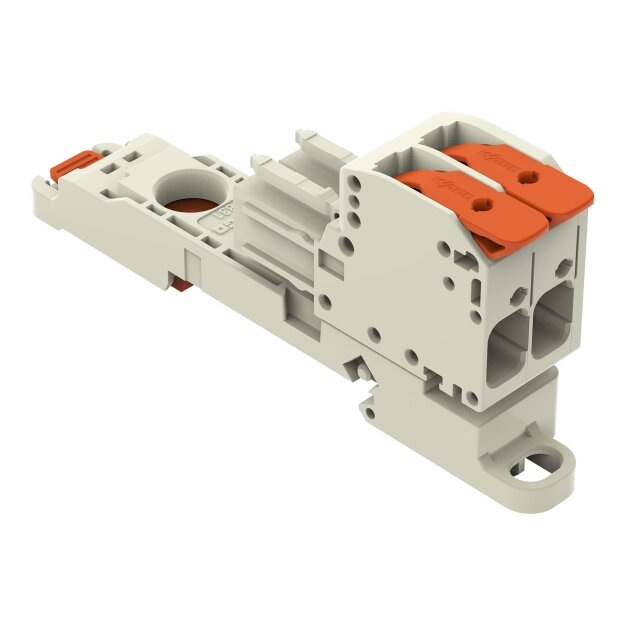 Wago 831-1102/306-000 1-Leiter-Federleiste Grau
