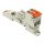 Wago 831-1102/306-000 1-Leiter-Federleiste Grau