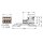 Wago 831-1102/306-000 1-Leiter-Federleiste Grau