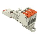 Wago 831-1103/306-000 1-Leiter-Federleiste Grau