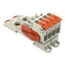 Wago 831-1104/038-000/306-000 1-Leiter-Federleiste Grau