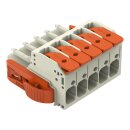 Wago 831-1105/038-000 1-Leiter-Federleiste Grau