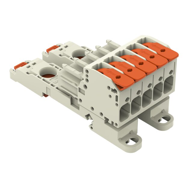 Wago 831-1105/306-000 1-Leiter-Federleiste Grau