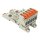 Wago 831-1105/306-000 1-Leiter-Federleiste Grau