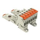Wago 831-1106/306-000 1-Leiter-Federleiste Grau