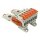 Wago 831-1106/038-000/306-000 1-Leiter-Federleiste Grau
