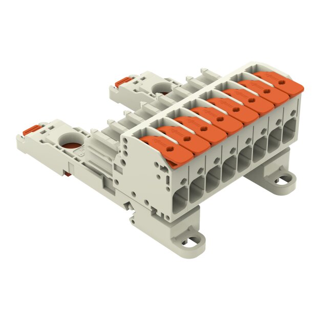 Wago 831-1108/306-000 1-Leiter-Federleiste Grau