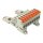 Wago 831-1108/306-000 1-Leiter-Federleiste Grau