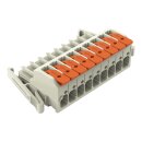 Wago 831-1109/037-000 1-Leiter-Federleiste Grau