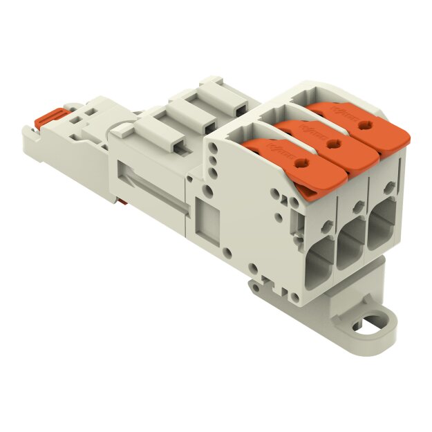 Wago 831-1203/306-000 1-Leiter-Stiftleiste Grau