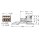Wago 831-1204/306-000 1-Leiter-Stiftleiste Grau