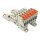 Wago 831-1206/306-000 1-Leiter-Stiftleiste Grau