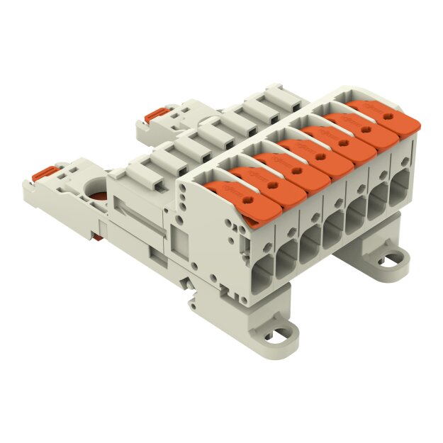Wago 831-1207/306-000 1-Leiter-Stiftleiste Grau