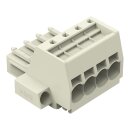 Wago 831-3104/107-000 1-Leiter-Federleiste Grau