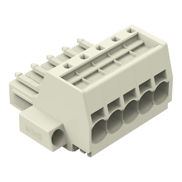 Wago 831-3105/107-000 1-Leiter-Federleiste Grau