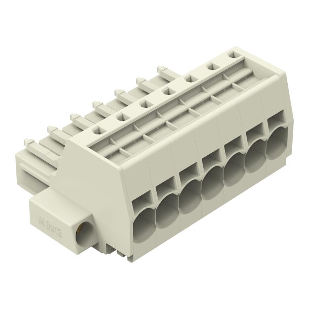 Wago 831-3107/107-000 1-Leiter-Federleiste Grau
