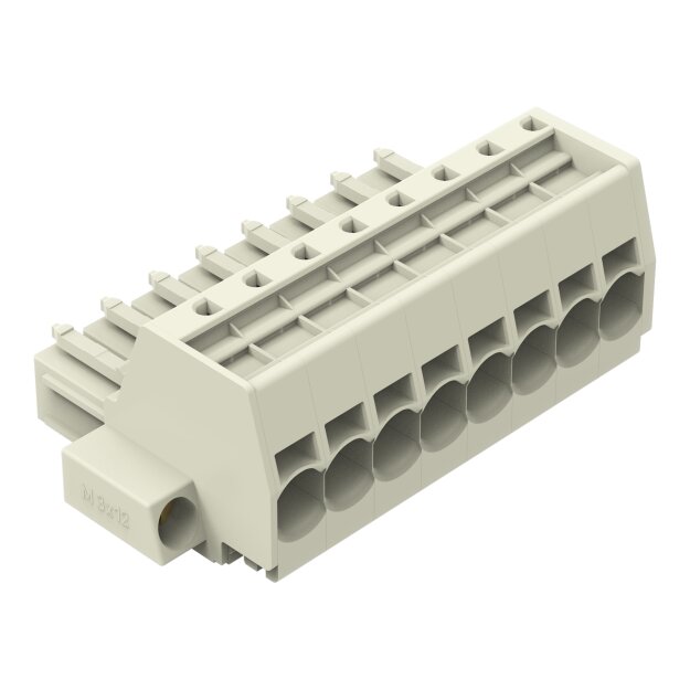 Wago 831-3108/107-000 1-Leiter-Federleiste Grau