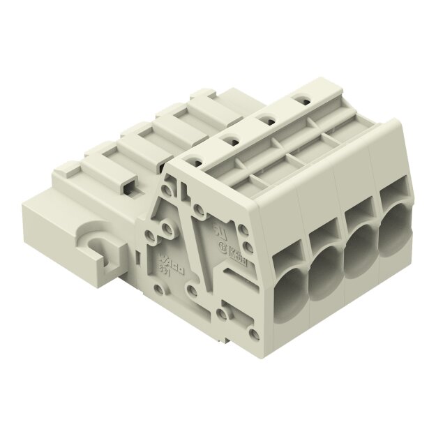 Wago 831-3204/109-000 1-Leiter-Stiftleiste Grau