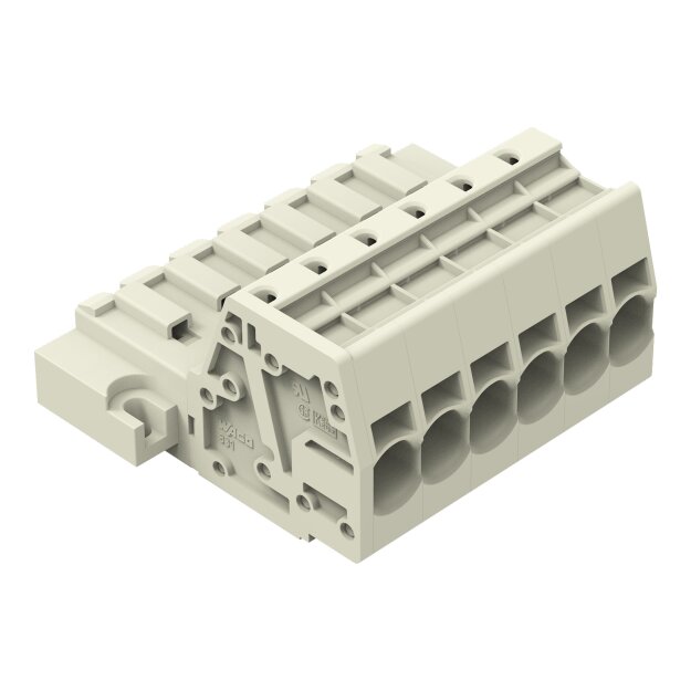 Wago 831-3206/109-000 1-Leiter-Stiftleiste Grau