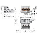 Wago 831-3206/109-000 1-Leiter-Stiftleiste Grau
