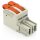 Wago 832-1102/000-9037 1-Leiter-Federleiste,Hebel Grau