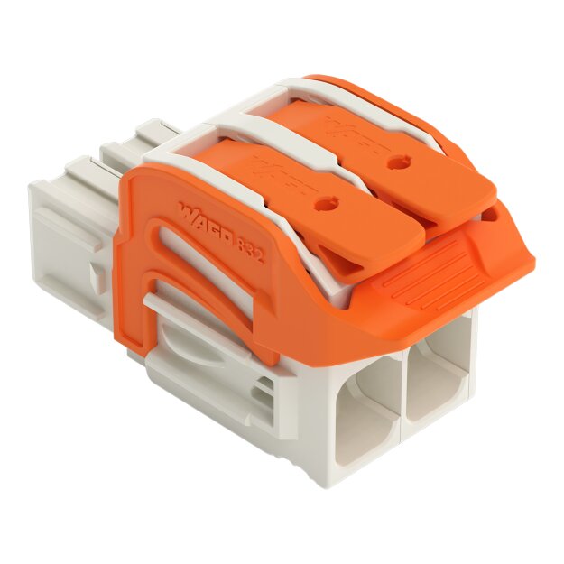 Wago 832-1102/320-000 1-Leiter-Federleiste,Hebel Grau