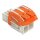 Wago 832-1102/320-000 1-Leiter-Federleiste,Hebel Grau