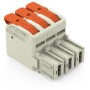Wago 832-1103/000-9037 1-Leiter-Federleiste,Hebel Grau