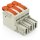 Wago 832-1103/000-9037 1-Leiter-Federleiste,Hebel Grau
