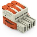 Wago 832-1103/037-9037 1-Leiter-Federleiste,Hebel Grau