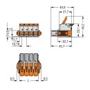 Wago 832-1103/037-9037 1-Leiter-Federleiste,Hebel Grau