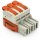 Wago 832-1103/037-9037 1-Leiter-Federleiste,Hebel Grau
