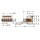 Wago 832-1103/037-000/306-000 1-Leiter-Federleiste Grau
