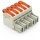 Wago 832-1105/000-9037 1-Leiter-Federleiste,Hebel Grau