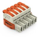 Wago 832-1105/037-9037 1-Leiter-Federleiste,Hebel Grau